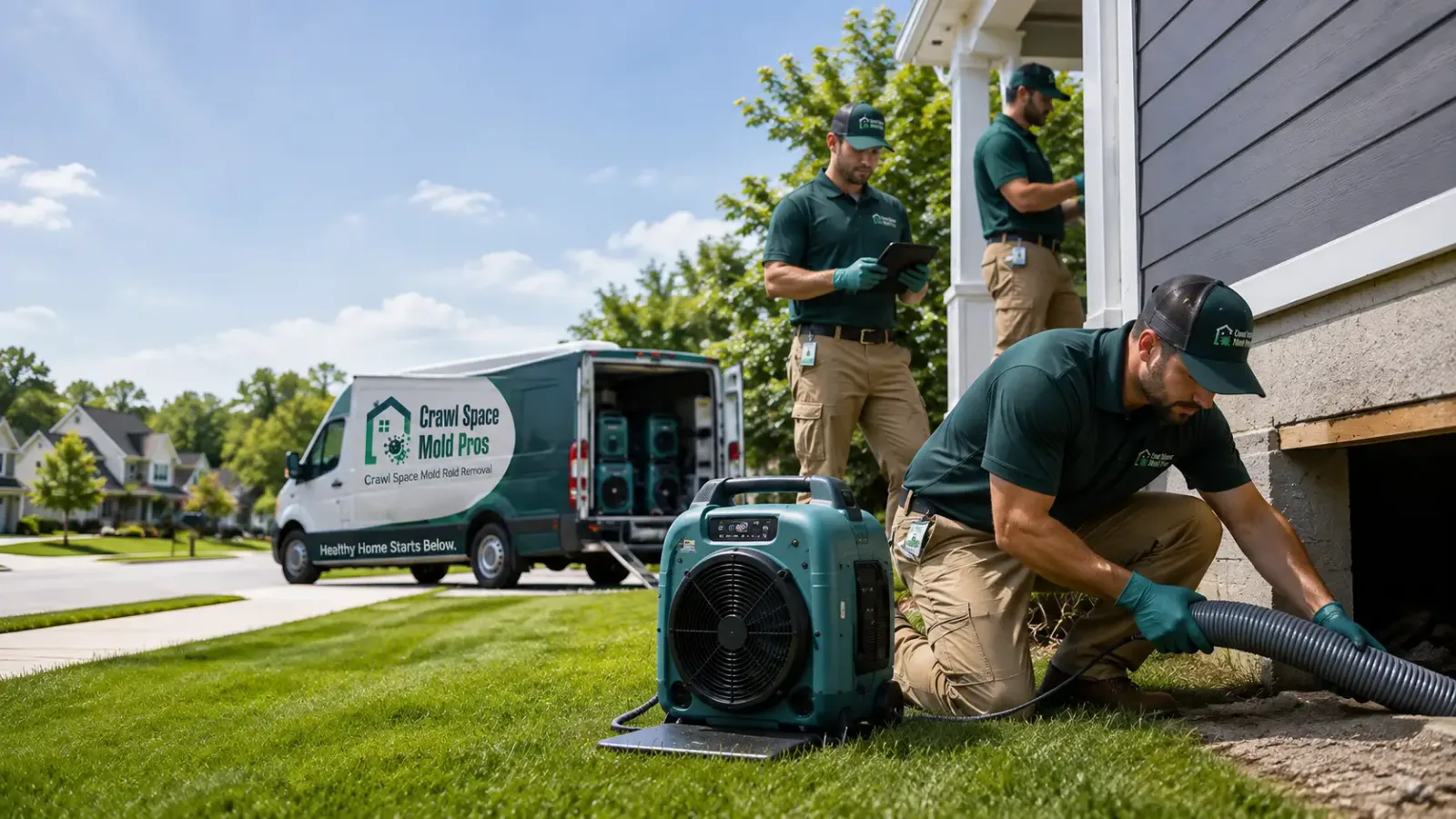 Crawl Space Mold Removal in Kenilworth, IL